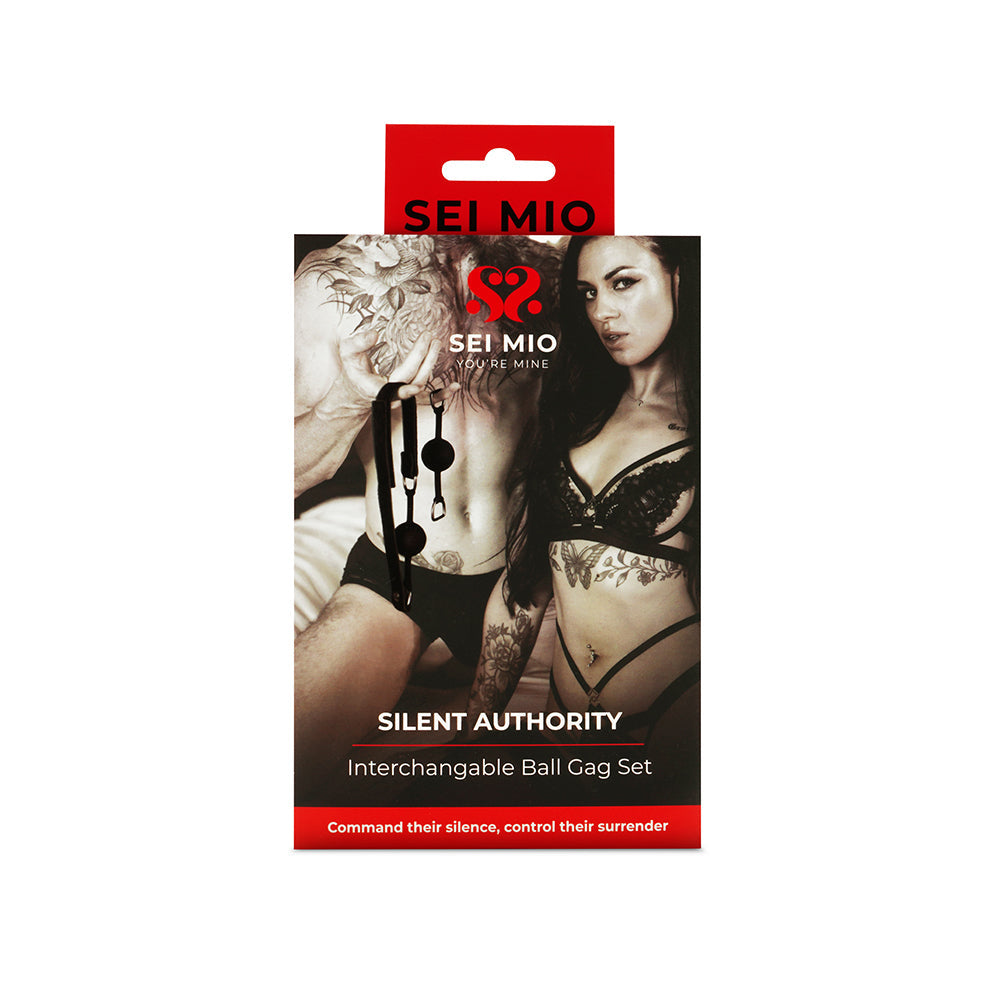 SEI MIO Silent Authority Interchangeable Gag Set